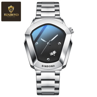 ⌚️ساعت بین باند مدلی نو بوگاتی مناسب آقایان مقاوم دربرابر آب برندشرکتی دارای روز شمار ضخامت ۱۱میل قطر صفحه ۴۵میل بند استیل فولاد شیشه رفلکس قفل دو پروانه موتور کوارت